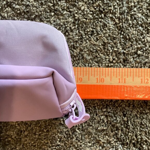 Mr. Pen Purple Pencil Case 11"x 4"x 2" Zippered Pouch Durable Fabric School NEW - Picture 4 of 7